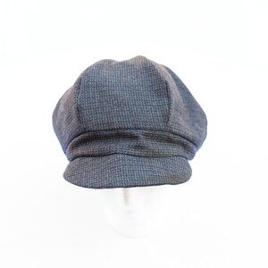 Upcycled from Menswear Women's Lambswool Newsboy Hat